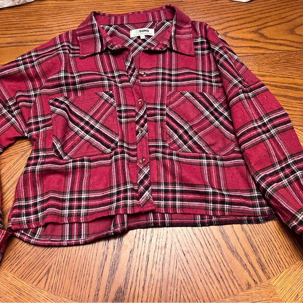Women’s Red Plaid Shirt